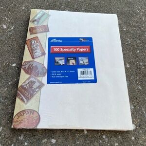 Ampad World Travel 100 Sheets Specialty Paper 8.5x 11 Stationery Italy Britain +
